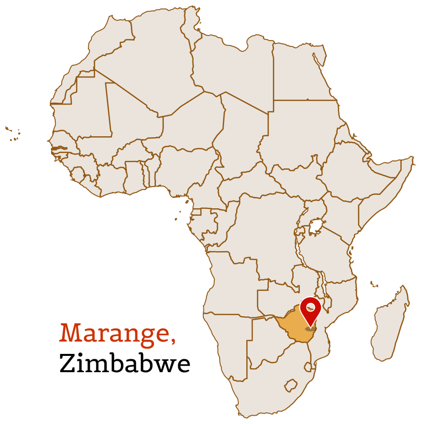 Mapa Marange
