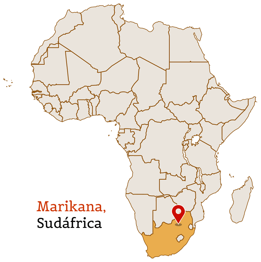 Mapa Marikana